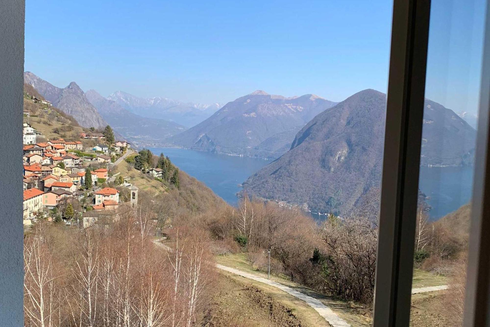 Apartament Ca' Gina Panoramica Lugano Zewnętrze zdjęcie