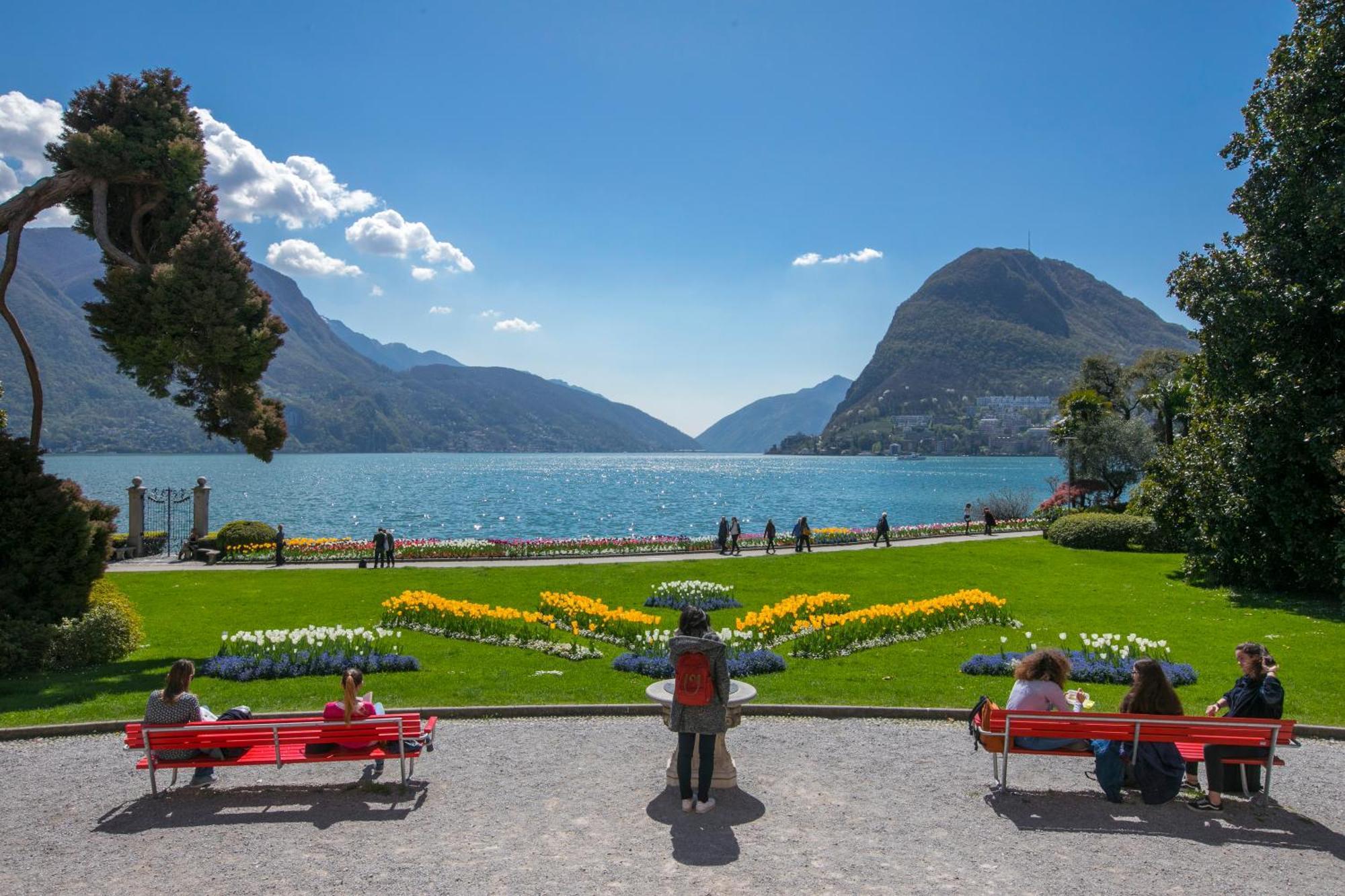 Apartament Ca' Gina Panoramica Lugano Zewnętrze zdjęcie