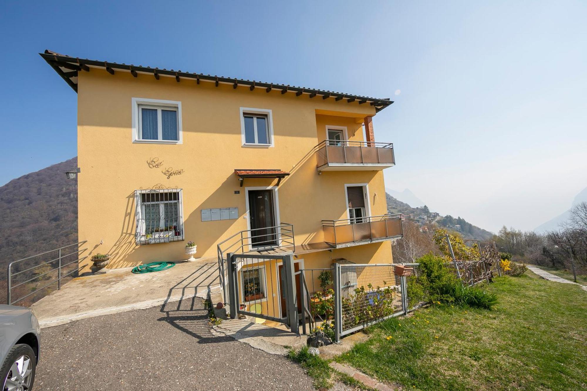 Apartament Ca' Gina Panoramica Lugano Zewnętrze zdjęcie