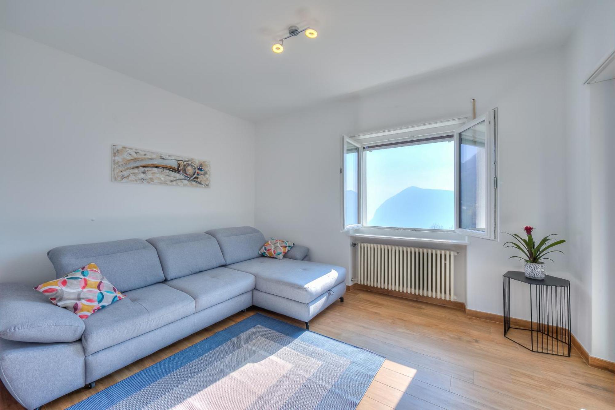 Apartament Ca' Gina Panoramica Lugano Zewnętrze zdjęcie